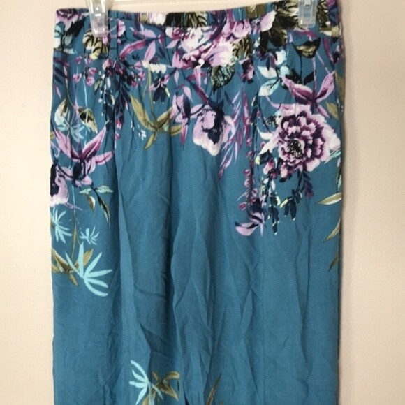 Gypsies and moon dust floral lightweight elastic waist lounge pants size large - Picture 2 of 11